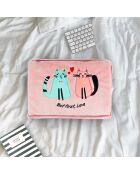 Biggdesign Love Cat roze elektrische warmwaterkruik - 1L