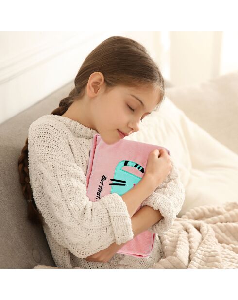 Biggdesign Love Cat roze elektrische warmwaterkruik - 1L