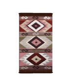 Tapis réversible BiggHome vintage multicolore - 80 x 150 cm