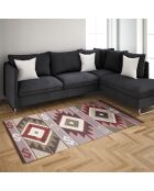 Tapis réversible BiggHome vintage multicolore - 80 x 150 cm