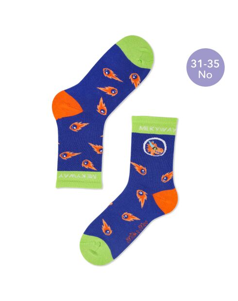 Confezione da 5 paia di calzini per bambini Milk&Moo Ponix 31-35 multicolore