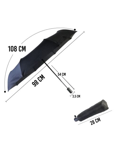 Parapluie pliable Biggdesign Moods Up noir