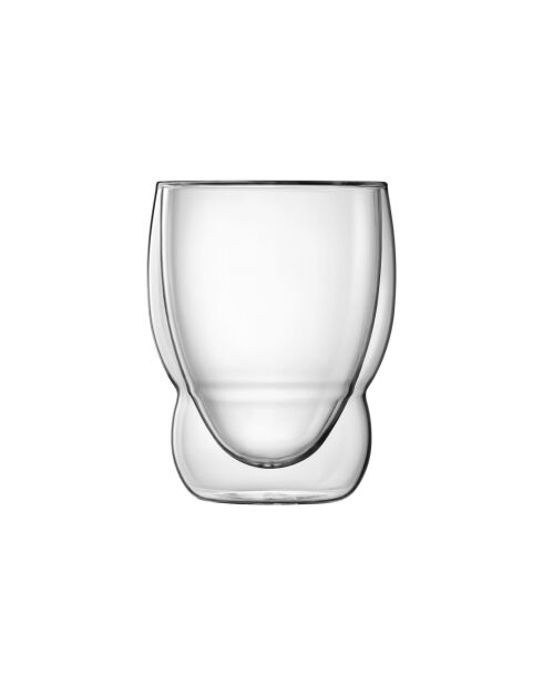 2 Gobelets Globo Thermic Glass transparents - 29 cl