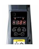 Pedalera eléctrica asistida Velora gris/negra para brazos y piernas con alfombrilla y mando a distancia, 36,5 x 30 x 39,5 cm