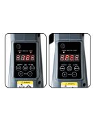 Pedalera eléctrica asistida Velora gris/negra para brazos y piernas con alfombrilla y mando a distancia, 36,5 x 30 x 39,5 cm