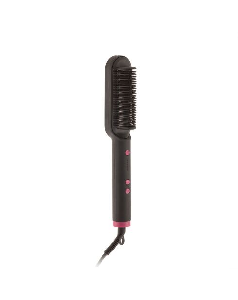 Brosse Lissante Céramique Cestrus noire et fuchsia - 27 x 4 x 4,2 cm