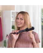 Brosse Lissante Céramique Cestrus noire et fuchsia - 27 x 4 x 4,2 cm