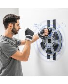 Machine de boxe musicale rechargeable Beatfist gris/noir - 37,5 x 37,5 x 5 cm