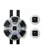 Machine de boxe musicale rechargeable Beatfist gris/noir - 37,5 x 37,5 x 5 cm