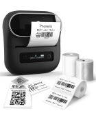 Imprimante thermique portable pour étiquettes Phomemo M220 noire - 12,5 x 11,9 x 6,3 cm