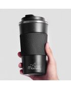 Tasse thermos avec couvercle Any Morning noire - 500 ml