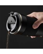Tasse thermos avec couvercle Any Morning noire - 500 ml
