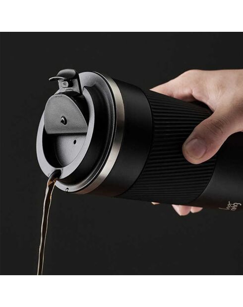 Tasse thermos avec couvercle Any Morning noire - 500 ml