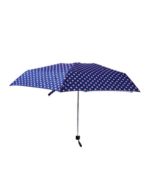 Parapluie pliable Biggdesign Moods Up rose/Bleu marine