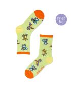 Confezione da 5 paia di calzini per bambini Milk&Moo Jungle Friends 27-30 multicolori