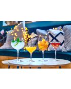 6 klare Mixology Spanish Gin & Tonic Gläser, 80 cl