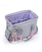 Bolsa organizadora para cochecitos Milk&Moo gris oscuro - 18 x 41 x 34 cm
