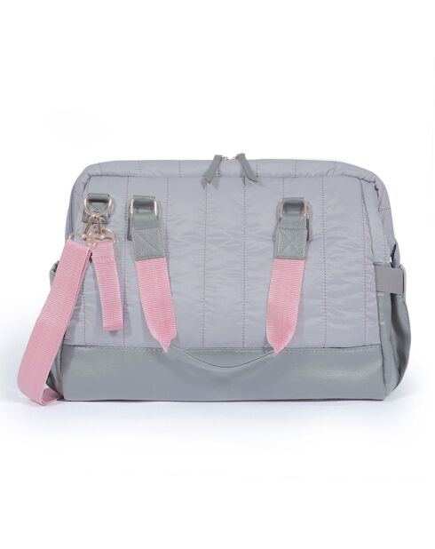 Bolsa organizadora para cochecitos Milk&Moo gris oscuro - 18 x 41 x 34 cm