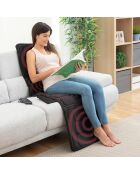 Matelas de massage par vibration Vhemat noir - 156 x 54 x 3 cm