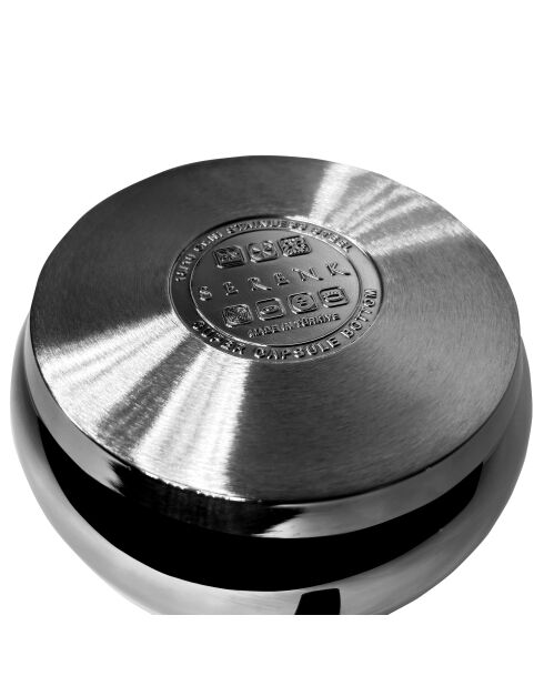 Ensemble théière en acier inoxydable Serenk Definition noir et argent