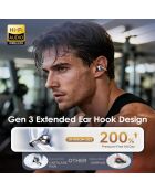 Écouteurs in Ear Bluetooth Kinglucky Clip-on noirs