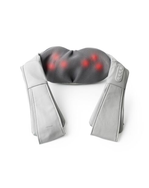Masseur Shiatsu rechargeable Pro Massatsu gris - 117 x 18 x 13 cm