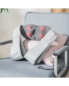 Pro Massatsu oplaadbaar shiatsu-massageapparaat grijs - 117 x 18 x 13 cm