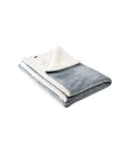 Couverture Chauffante Heklet blanc/gris - 130 x 180 cm