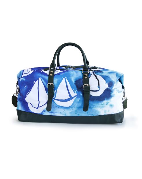 Bolsa de viaje Anemoss Sail azul/blanca, 50 L