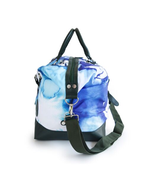 Bolsa de viaje Anemoss Sail azul/blanca, 50 L