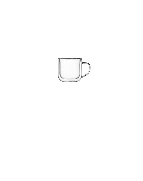2 Verres à cappuccino Thermic Glass transparents - 24 cl