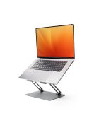 Support Pliable et Réglable pour portable Lastan gris - 26,5 x 22 x 4,5 cm