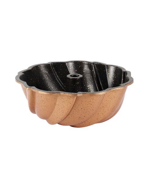 Moule à gâteau rond Pinwheel Serenk Fun Cooking cuivre - 24 cm