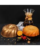 Moule à gâteau rond Pinwheel Serenk Fun Cooking cuivre - 24 cm
