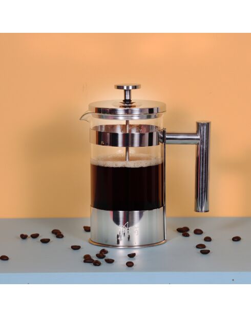 Cafetière à piston Any Morning noire - 600 ml