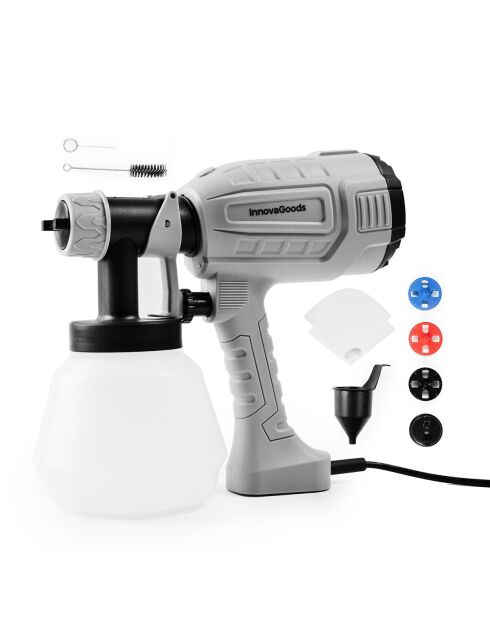 Elektrisch verfpistool Sprint grijs en zwart - 500 W, 1 L, 13,5 x 26 x 29,5 cm