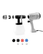 Elektrisch verfpistool Sprint grijs en zwart - 500 W, 1 L, 13,5 x 26 x 29,5 cm