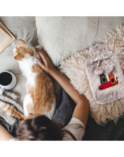 Bouillotte Biggdesign Cat grise - 2 L