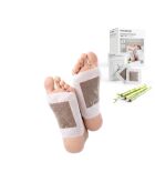 Patchs détoxifiants pour les pieds au bambou blancs - 30 unités