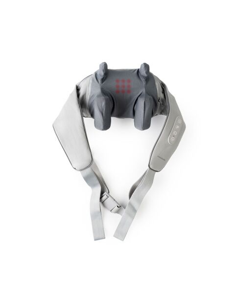 Masseur pour le cou et le dos 6D rechargeable Silax gris - 15 x 14 x 120 cm