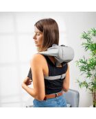 Silax 6D wiederaufladbares Nacken- und Rückenmassagegerät, 15 x 14 x 120 cm, Grau
