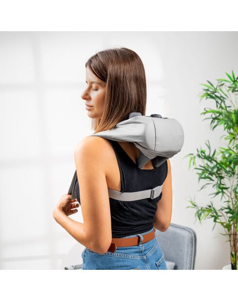 Masseur pour le cou et le dos 6D rechargeable Silax gris - 15 x 14 x 120 cm