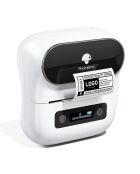 Imprimante thermique portable pour étiquettes Phomemo M220 blanche - 12,5 x 11,9 x 6,3 cm