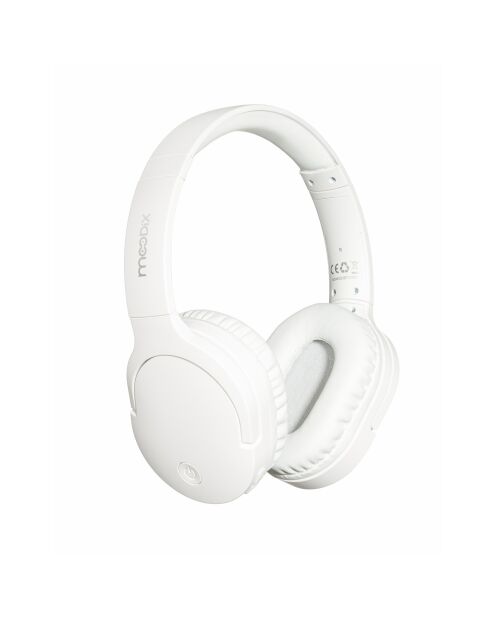Casque Bluetooth à Bandeau Moodix KO23BT1100W blanc