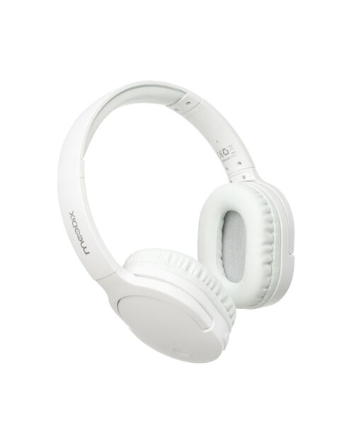 Casque Bluetooth à Bandeau Moodix KO23BT1100W blanc