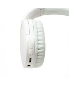Casque Bluetooth à Bandeau Moodix KO23BT1100W blanc