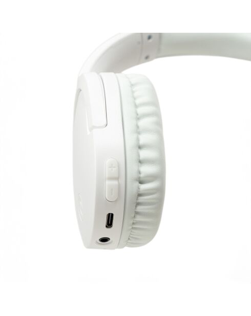 Casque Bluetooth à Bandeau Moodix KO23BT1100W blanc