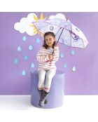 Ombrello per bambini Milk&Moo Little Mermaid viola