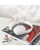Casque Bluetooth à Bandeau Moodix KO23NB1701W blanc