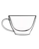2 transparante Thermic Glass koffieglazen - 38,5 cl